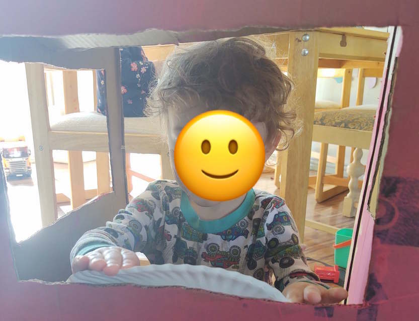 boy driving bus